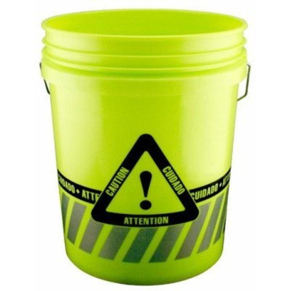 Leaktite 5Gal Caution Bucket 05GXCA01020